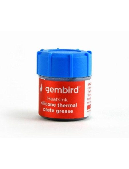 Bote pasta termica 15gr. Gembird / Tg-g15-02 / Gris