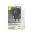 Adaptador enchufe internacional de viaje US/EU/UK A5517 Negro