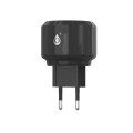 Adaptador enchufe internacional de viaje US/EU/UK A5517 Negro