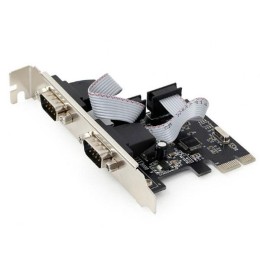 Tarjeta Pci express 2x Puertos Serie Db9 / Rs232 / Adaptador perfil bajo Gembird  SPC-22