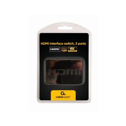 Switch HDMI 3x1 / 4K / Soporte 3D / Hdcp 1.4 / Mando a distancia / Gembird / DSW-HDMI-34