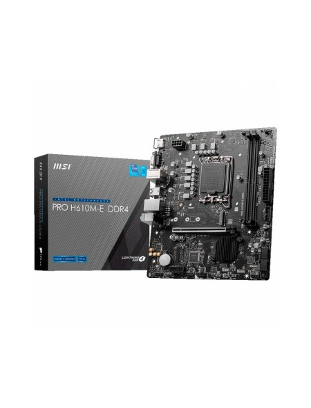 Placa base MSI Pro H610M-E / Socket 1700 / 2xDDR4 / MATX / 12-13-14th Gen. / 911-7D48-007 / 911-7D48-038 / 911-7D48-062