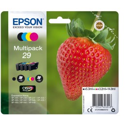 ÷ Tinta original epson t2986 multipack 4 colores c13t29864012