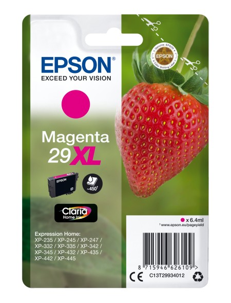 ÷ Tinta original epson t2993 xl magenta c13t29934012 6.4ml