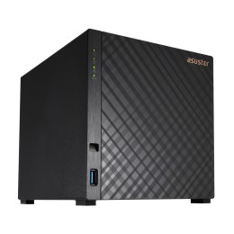 ÷ Servidor nas asustor as1104t 4 bahias realtek rtd1296 quad core 1.4ghz 1gb raid 0,1 jbod lan 2.5gbe