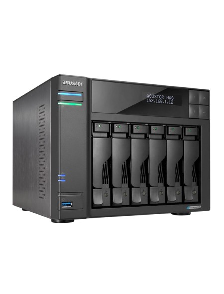 ÷ Servidor nas asustor lockerstor as6706t 6 bahias 3.5