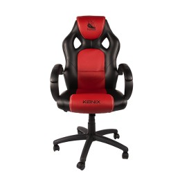 ÷ Silla gamer konix drakkar jotun gran comodidad y ergonomia? color negro y rojo kon chair dk jotun