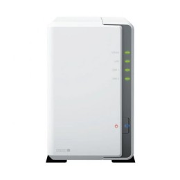 ÷ Servidor nas synology disk station ds223j 1gb 2xusb3.2 1xrj45 2 bahias realtek rtd1619b jbod, raid 0