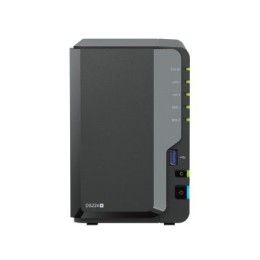 ÷ Servidor nas synology disk station ds224+ 2gb 2xusb 3.2 2 bahias raid 0 , raid 1, jbob