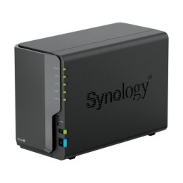 ÷ Servidor nas synology disk station ds224+ 2gb 2xusb 3.2 2 bahias raid 0 , raid 1, jbob