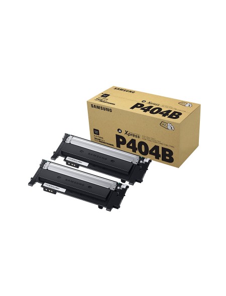 ÷ Pack 2 tóner originales samsung clt-p404b negro 1.500 páginas