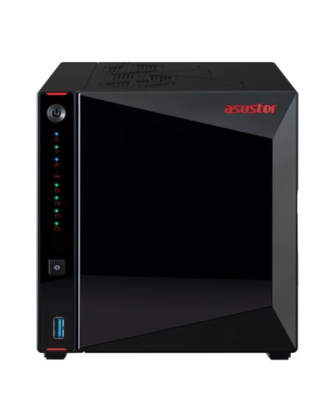 ÷ Servidor nas asustor nimbustor 4 gen2 as5404t 4 bahias 4xm.2 nvme celeron n5105 2.0ghz 4gb hdmi rj45