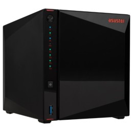 ÷ Servidor nas asustor nimbustor 4 gen2 as5404t 4 bahias 4xm.2 nvme celeron n5105 2.0ghz 4gb hdmi rj45