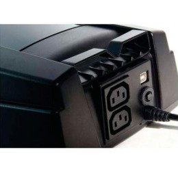 ÷ Sai riello i-plug 60 de 600 va / 360 w offline 6 x shucko + 2 iec