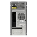 ÷ Caja micro atx unyka matx dark shadow caja negra con 2 bah?as de 5.1/4 con fuente de alimentacio