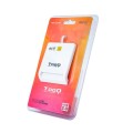 ÷ Lector externo de dnie tooq tqr-210w usb 2.0 color blanco