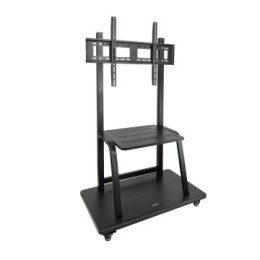 ÷ Soporte de suelo con ruedas tooq fs20101m-b para pantallas de 37