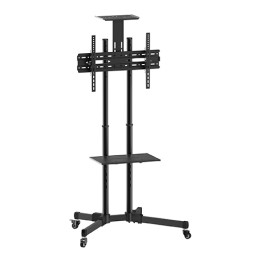 ÷ Soporte de suelo con ruedas equip para pantalla de 37